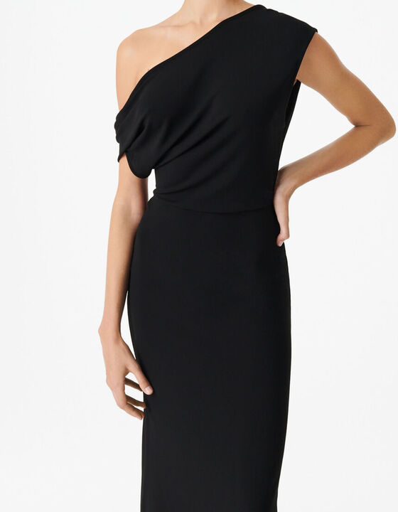 LONG ASYMMETRICAL DRESS